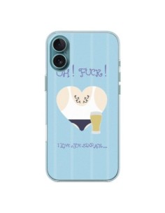 Coque iPhone 16 Plus Homme Man Fuck Love Coeur Amour -...