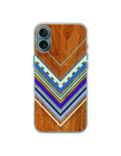 iPhone 16 Plus Case Aztec Arbutus Blue Wood Aztec Tribal...