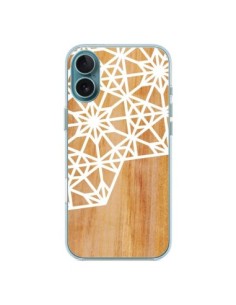 Coque iPhone 16 Plus Frozen Stars Etoile Bois Azteque...