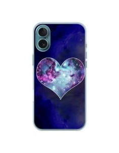 Coque iPhone 16 Plus Nebula Heart Coeur Galaxie -...