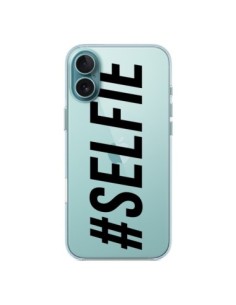 Coque iPhone 16 Plus Hashtag Selfie Transparente -...