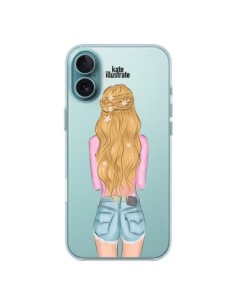 Coque iPhone 16 Plus Blonde Don't Care Transparente -...