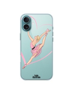 iPhone 16 Plus Case Ballerina Salto Danza Clear -...