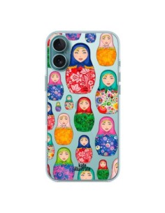 iPhone 16 Plus Case Matryoshka Bambola Russa Clear -...