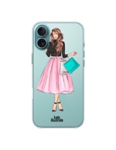 Cover iPhone 16 Plus Shopping Time Trasparente -...