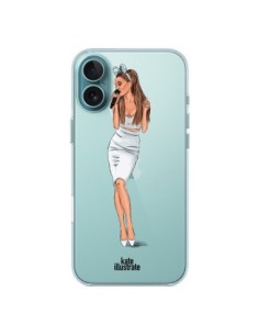 Coque iPhone 16 Plus Ice Queen Ariana Grande Chanteuse...