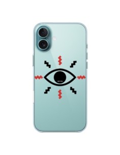 Coque iPhone 16 Plus Eye I See You Oeil Transparente -...