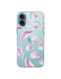 Cover iPhone 16 Plus Anguria Frutta Estate Trasparente -...