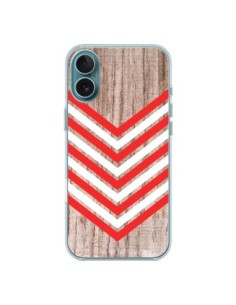 Coque iPhone 16 Plus Tribal Aztèque Bois Wood Flèche...