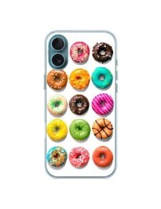 Cover iPhone 16 Plus Ciambella Multicolore Cioccolato...