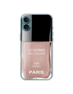 iPhone 16 Plus Case Nail polish Paris Frenzy Beige -...