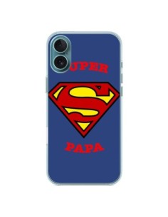Cover iPhone 16 Plus Super Papà Superman - Laetitia