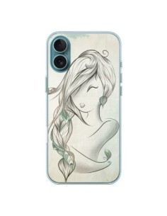 Cover iPhone 16 Plus Downwind Ragazza Vento - LouJah