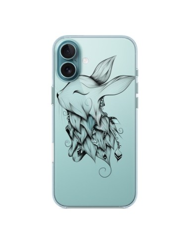 iPhone 16 Plus Case Rabbit Clear - LouJah