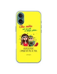 iPhone 16 Plus Case Essere mamma é un lavoro a tempo...