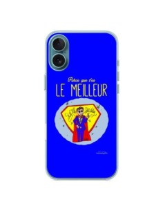 Coque iPhone 16 Plus Le meilleur Papa Fête des Pères -...