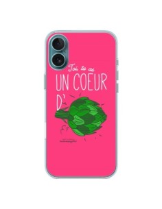 iPhone 16 Plus Case Toi tu as un coeur d'artichaut Te hai...
