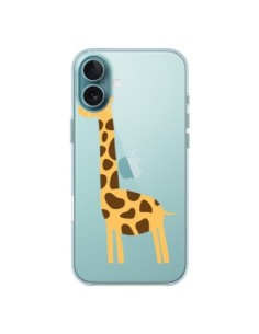 Coque iPhone 16 Plus Girafe Giraffe Animal Savane...
