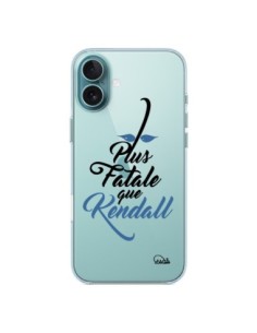 Cover iPhone 16 Plus Plus Fatale que Kendall Trasparente...