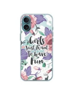 iPhone 16 Plus Case Girl Divertente Clear - Lolo Santo