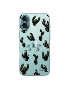 Cover iPhone 16 Plus Cactus Je Pique Trasparente - Lolo...