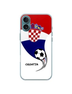 Coque iPhone 16 Plus Equipe Croatie Croatia Football -...