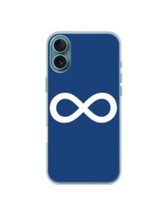 iPhone 16 Plus Case Infinito Navy Blue Infinity - Mary...