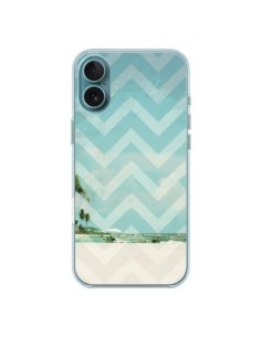 Coque iPhone 16 Plus Chevron Beach Dreams Triangle...