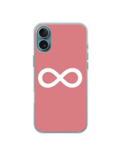 Coque iPhone 16 Plus Infinity Infini Forever Corail -...
