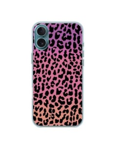 Cover iPhone 16 Plus Leopardo Hot Rosa Corallo - Mary...