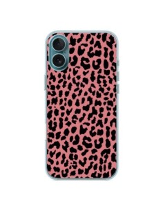 Cover iPhone 16 Plus Leopardo Corallo Neon - Mary Nesrala