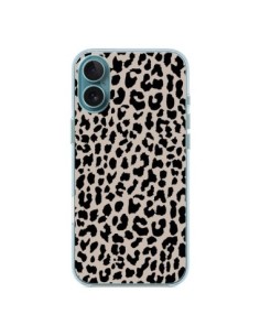 Coque iPhone 16 Plus Leopard Marron - Mary Nesrala