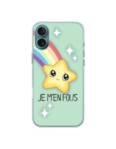 Cover iPhone 16 Plus  Stella Etoile Je m'en fous -...