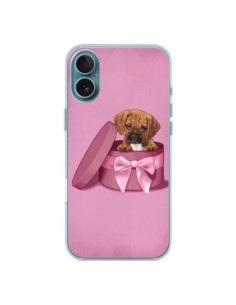 iPhone 16 Plus Case Dog Boite Noeud Triste - Maryline...