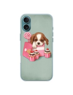 iPhone 16 Plus Case Dog Cupcake Torta Boite - Maryline...