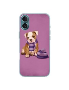 Cover iPhone 16 Plus Cane Scarpa Cappello Freddo Inverno...