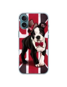 Coque iPhone 16 Plus Chien Dog Anglais UK British...