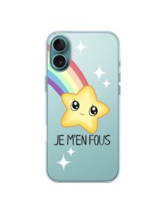 iPhone 16 Plus Case Stella Etoile Je M'en Fous Clear -...