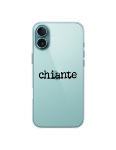 Cover iPhone 16 Plus Chiante Nero Trasparente - Maryline...