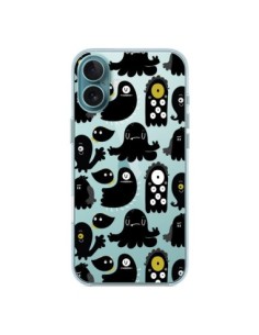 Coque iPhone 16 Plus Monsters Monstres Pattern...