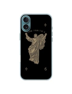 Cover iPhone 16 Plus God Black Drake Chanteur Jeu Cartes...