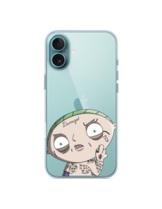 iPhone 16 Plus Case Stewie Joker Suicide Squad Clear -...