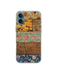 Coque iPhone 16 Plus Barocco Style Bois - Maximilian San