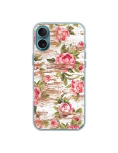 Coque iPhone 16 Plus Eco Love Pattern Bois Fleur -...