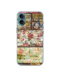 iPhone 16 Plus Case Lady Rococo Wood Flowers - Maximilian...