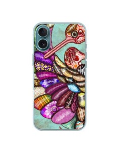 Coque iPhone 16 Plus Paon Multicolore Eco Bird -...