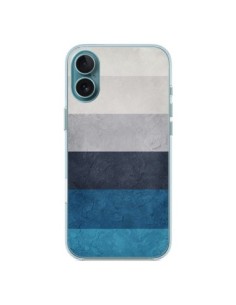 iPhone 16 Plus Case Bande Orizzontali Greece Hues -...