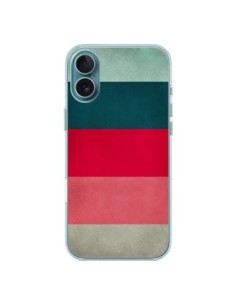 Cover iPhone 16 Plus Bandes New York City Hues -...