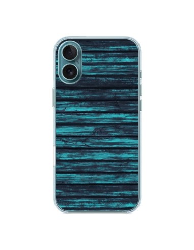 iPhone 16 Plus Case Luna Blue Wood Wood - Maximilian San