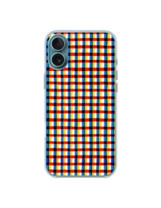 Cover iPhone 16 Plus Crossed Eyes Lines Rosso - Ninola...